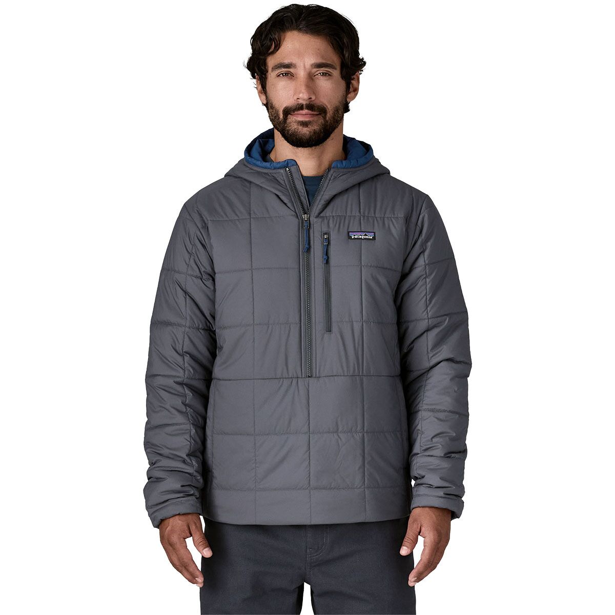 Patagonia Men's Light Gust Hooded Pullover in Smolder Blue - Size: XL