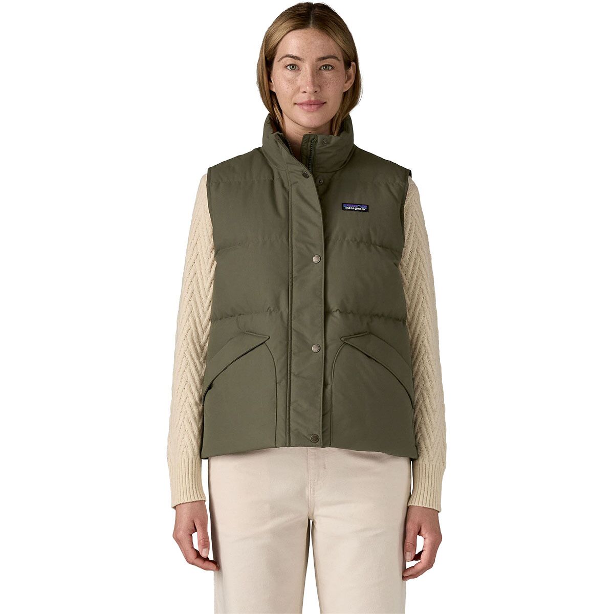 Patagonia Patagonia Women's Downdrift Vest in Basin Green - Size: XS - $119.50 at Steep and Cheap