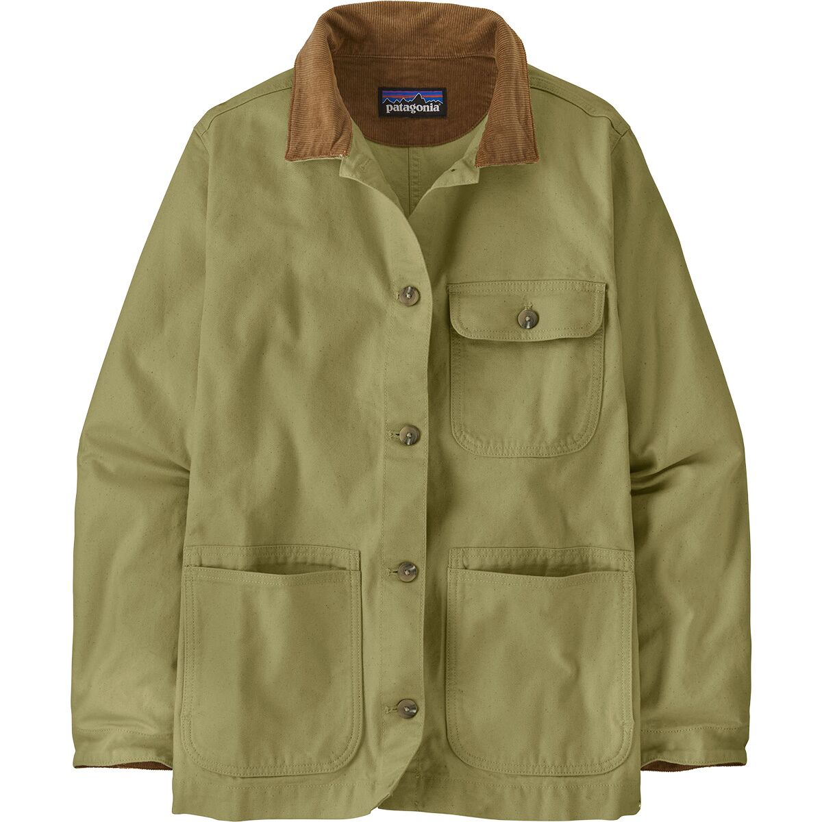 Patagonia Women's Point Reyes Canvas Coat in Gumtree Green - Size: Small