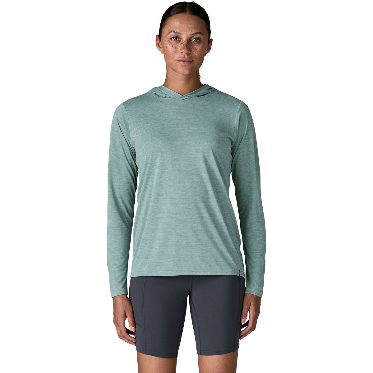 Patagonia Women's Capilene Cool Daily Hoodie in Thermal Blue / Light Thermal Blue X - Size: Medium