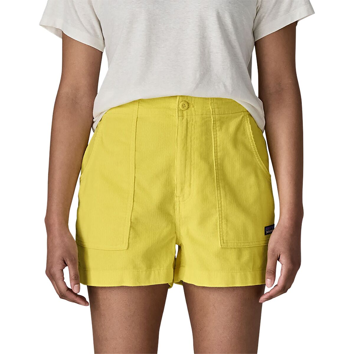 Patagonia Women's Retro Cord Short in Lemon Zest - Size: XS