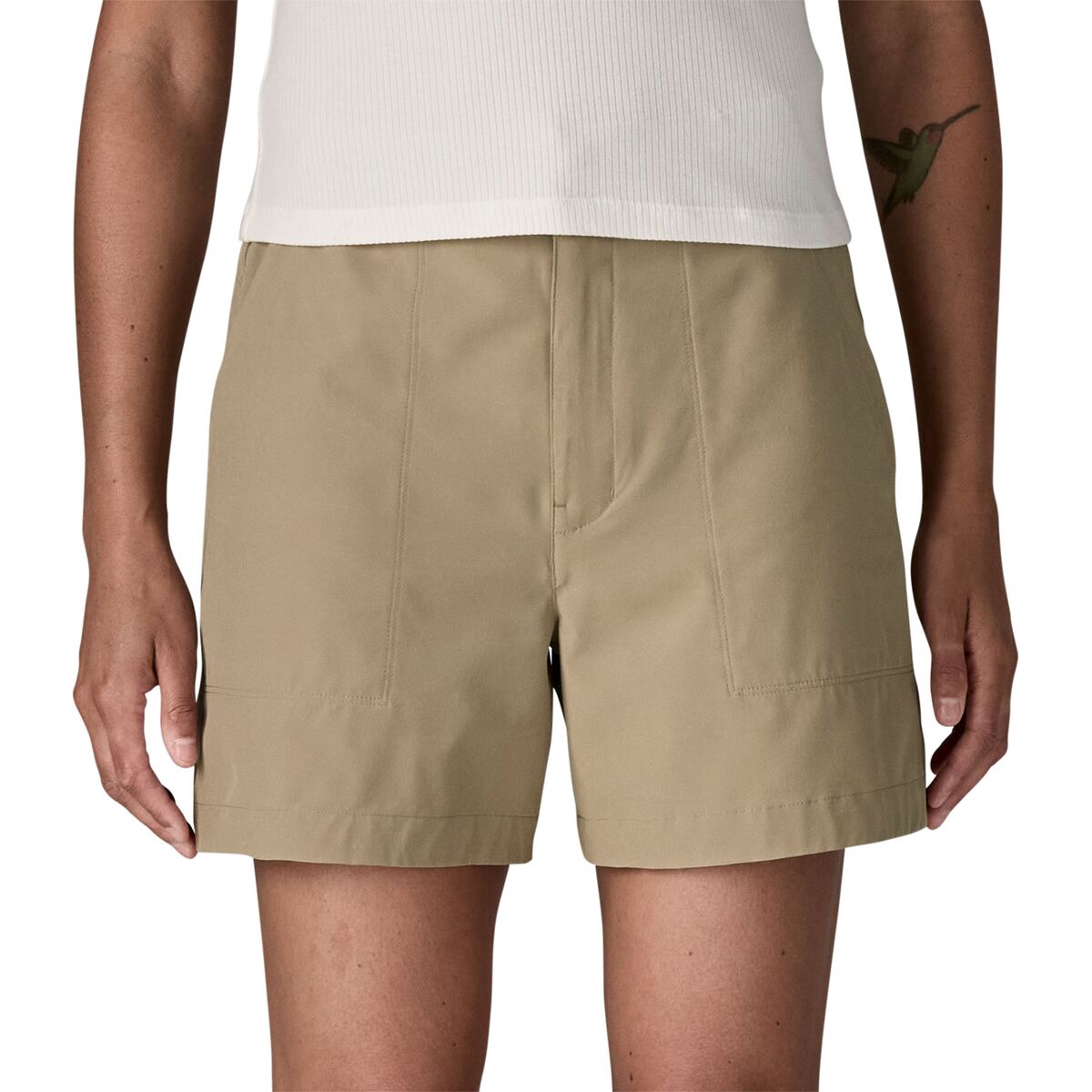 Patagonia Women's Roamwith Short in Seabird Grey - Size: Large