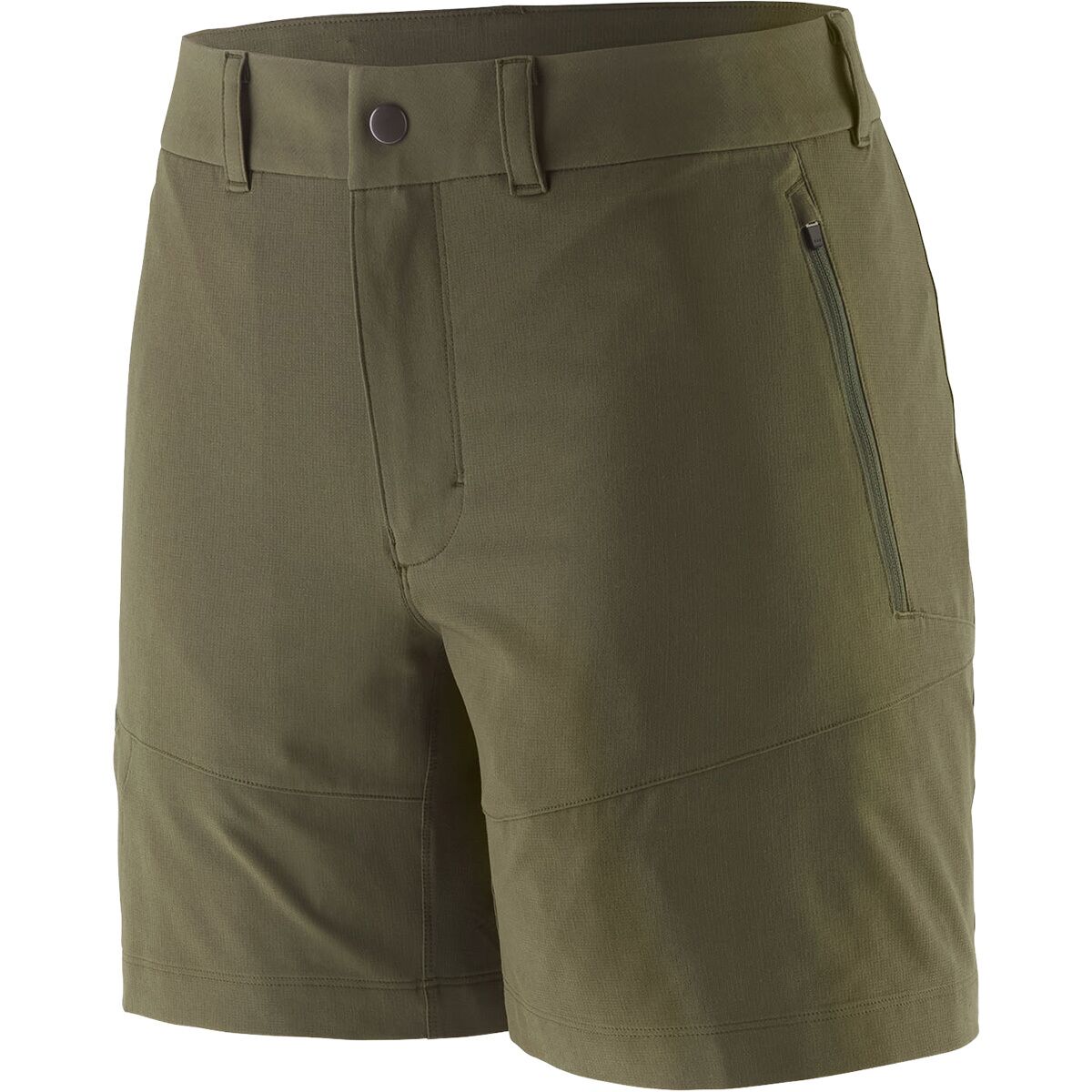Patagonia Patagonia Women's Terravia Trail 6in Short in Basin Green - Size: 12 - $69.00 at Steep and Cheap
