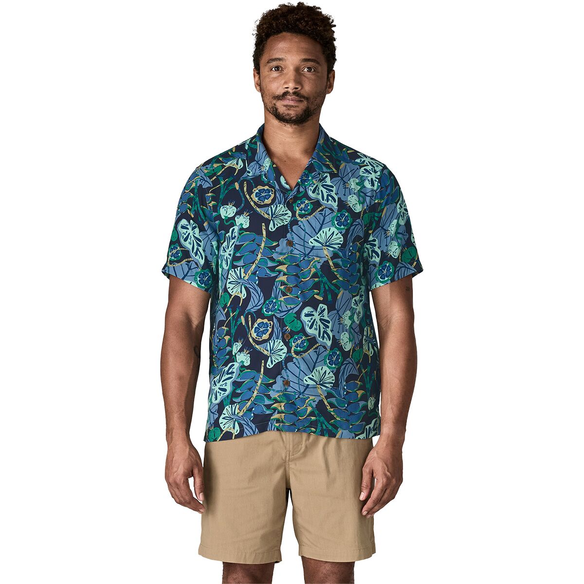 Patagonia Men's Tidal Threads Shirt in Tropiclimb: New Navy - Size: Large