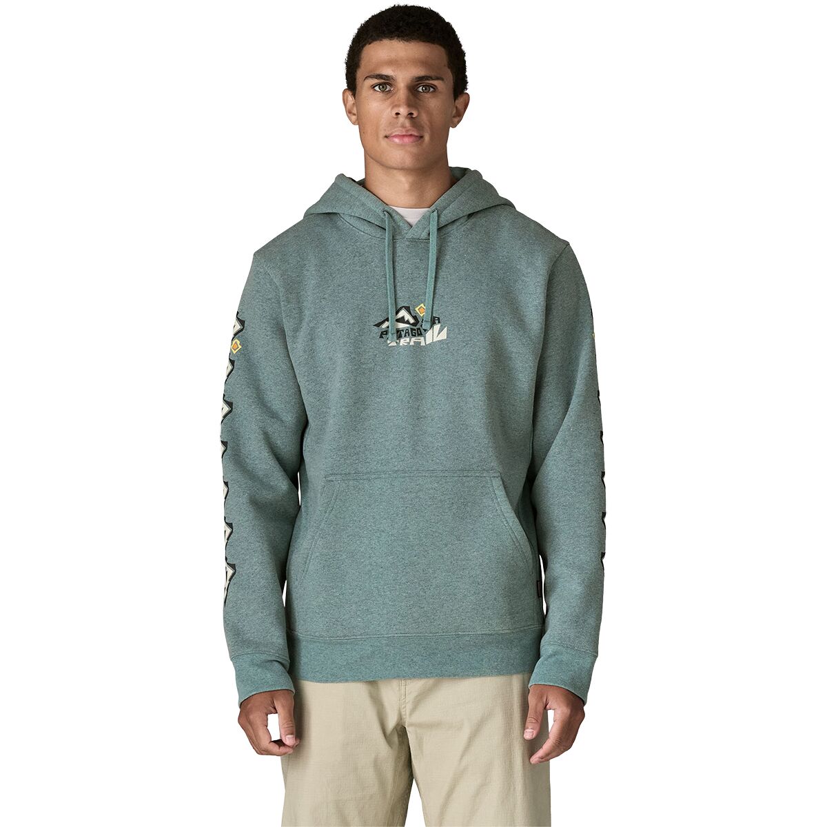 Patagonia Patagonia Men's Trailcheck Uprisal Hoodie in Blue Sage - Size: Medium - $57.00 at Steep and Cheap