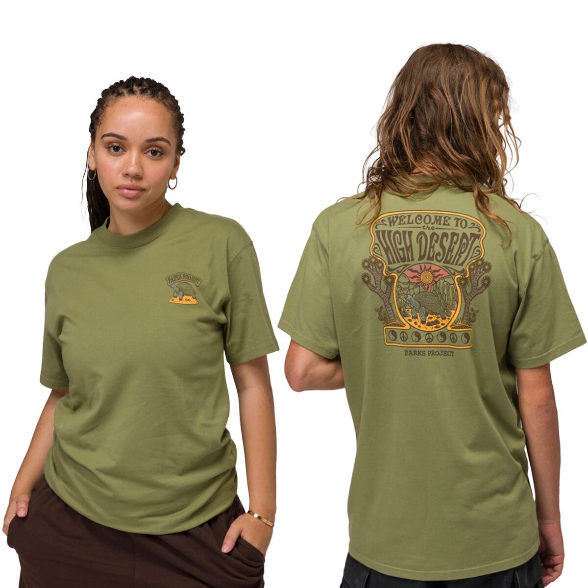 Parks Project High Desert Tortoise T-Shirt in Fern - Size: Medium