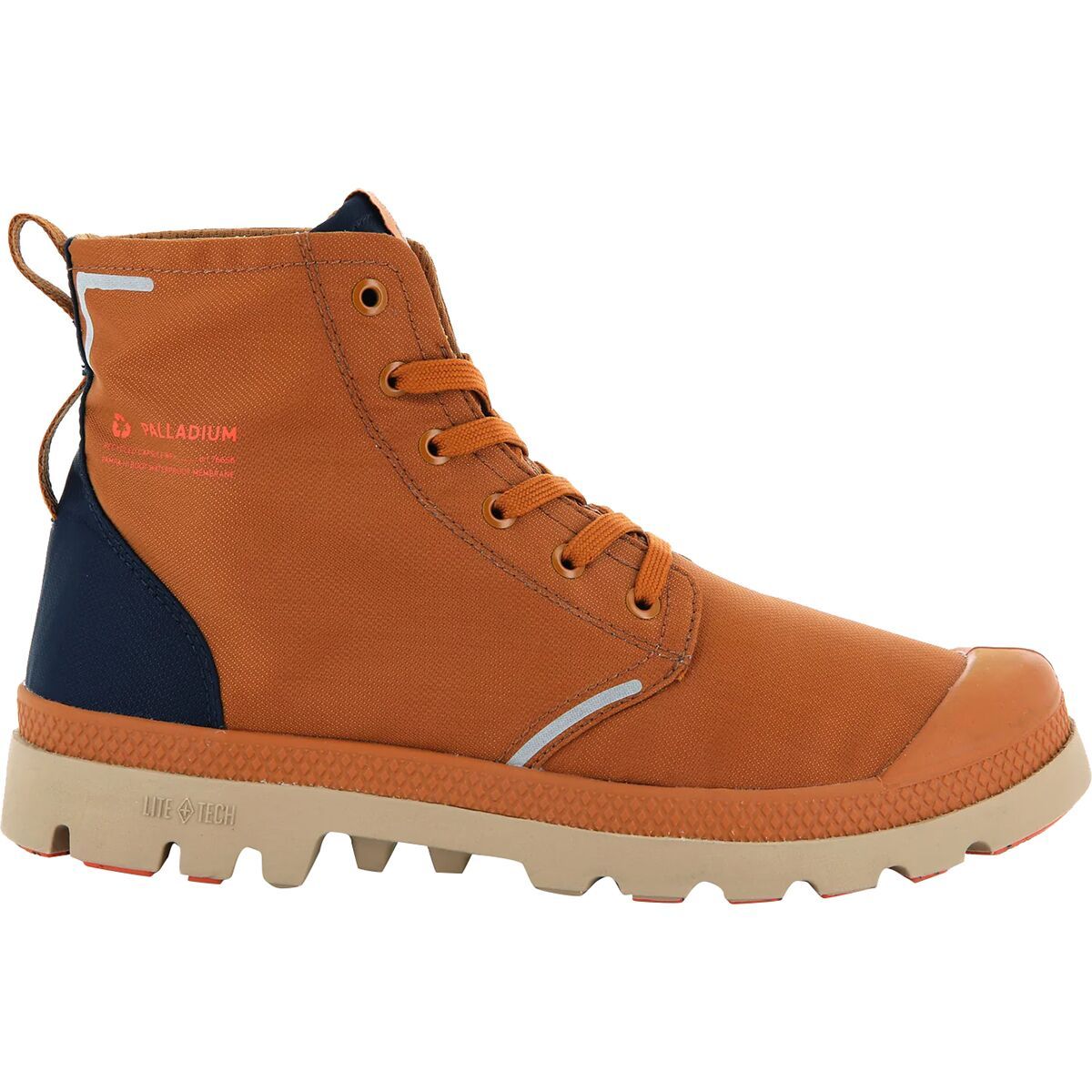Palladium Pampa Lite+ Recyled WP+ Shoe in Tan / Mood Indigo - Size: 6