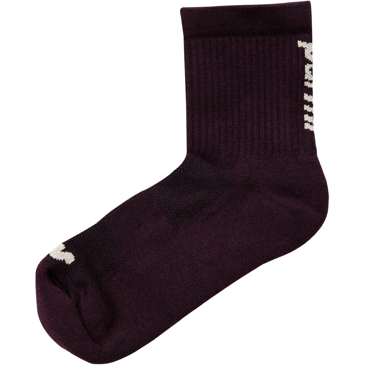 Parmi Lifewear Informal Mid-Crew Socks in Wine - Size: Medium