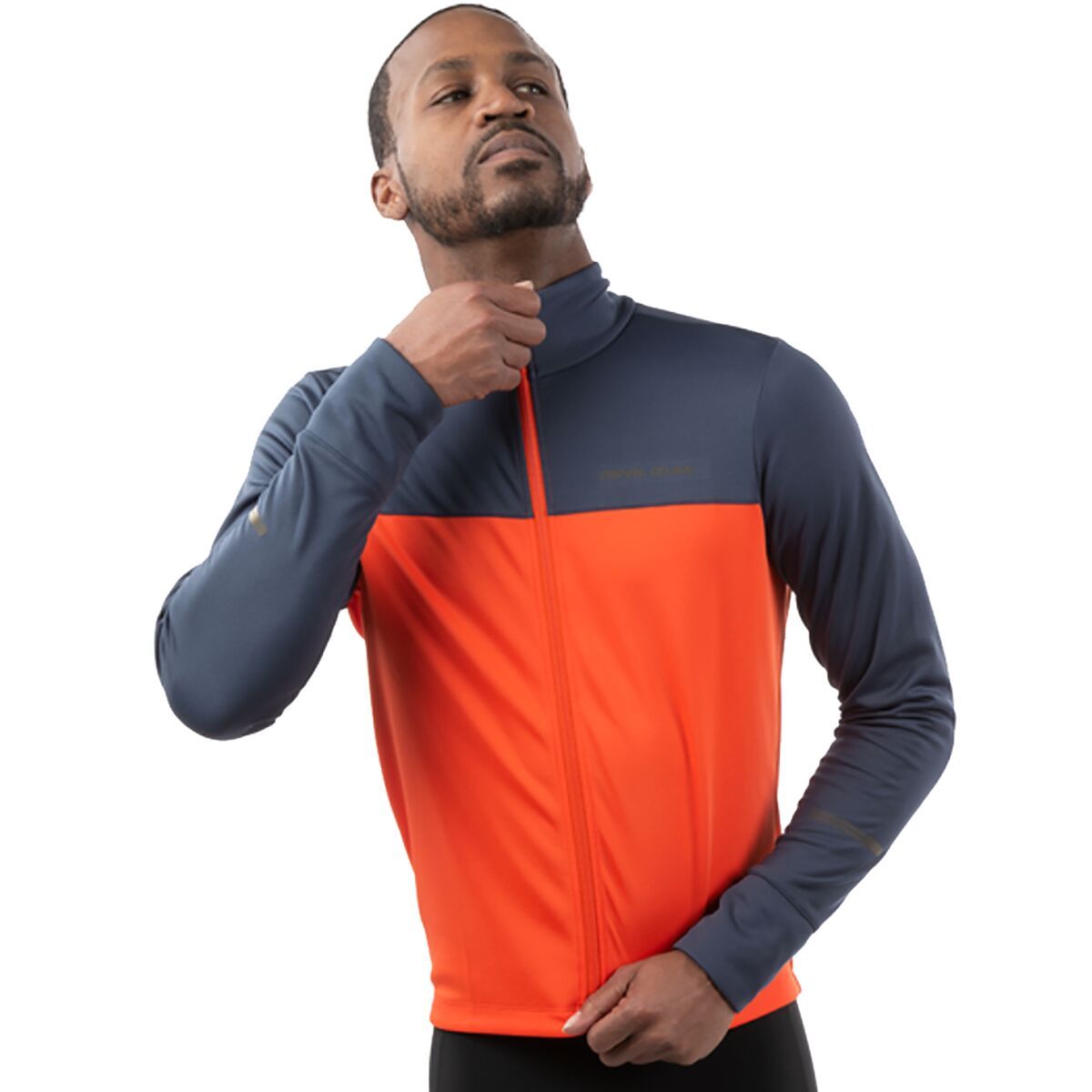 PEARL iZUMi Men's Quest Thermal Jersey in Snorkel Blue - Size: Small