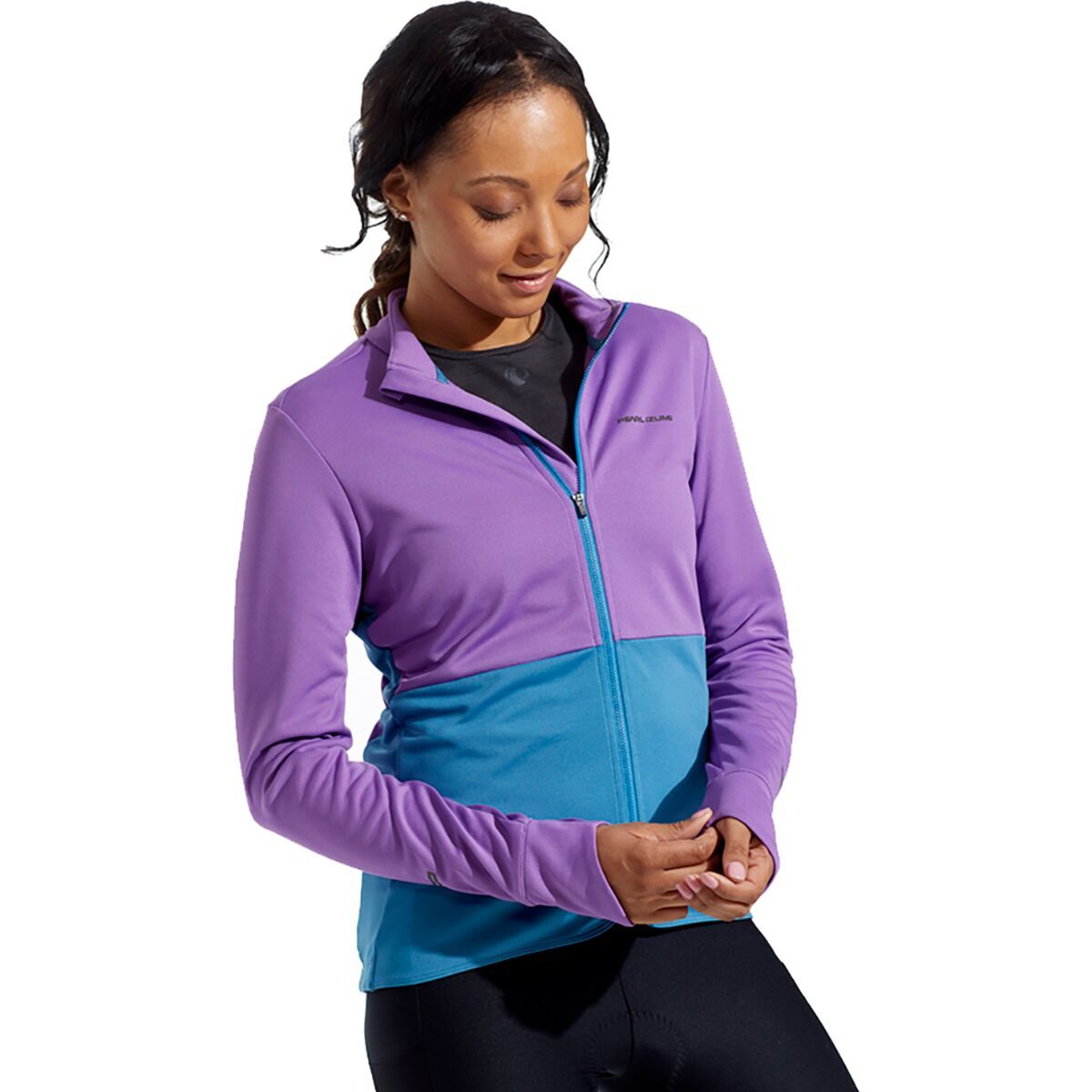 PEARL iZUMi Women's Quest Thermal Jersey in Highrise - Size: Large