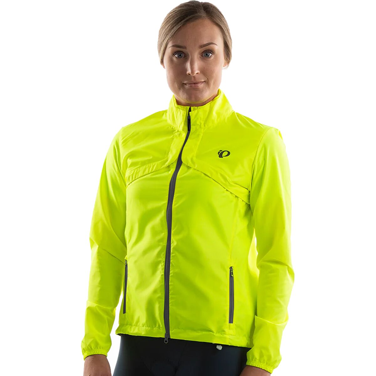 Pearl Izumi PEARL iZUMi Women's Quest Barrier Convertible Jacket in Screaming Yellow / Turbulence - Size: Small - $72.50 at SteepandCheap.com