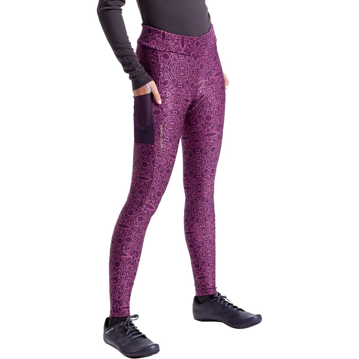 PEARL iZUMi Women's Sugar Thermal Cycling Tight in Adobe Pomme - Size: Large