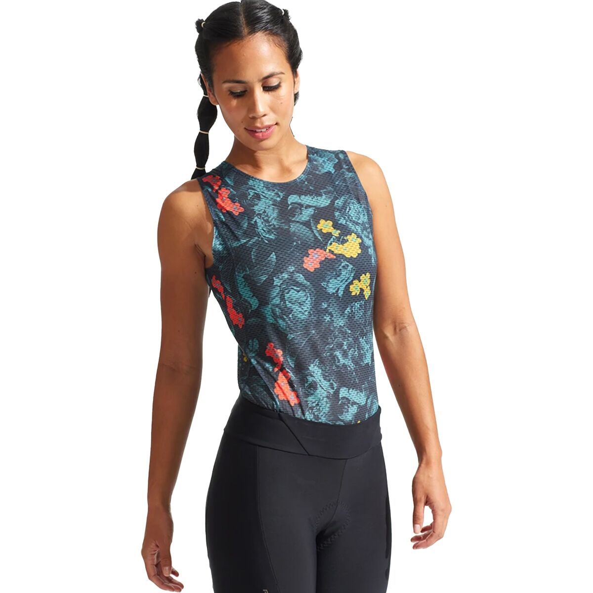 PEARL iZUMi Women's Transfer Mesh Tank Baselayer in White - Size: Medium
