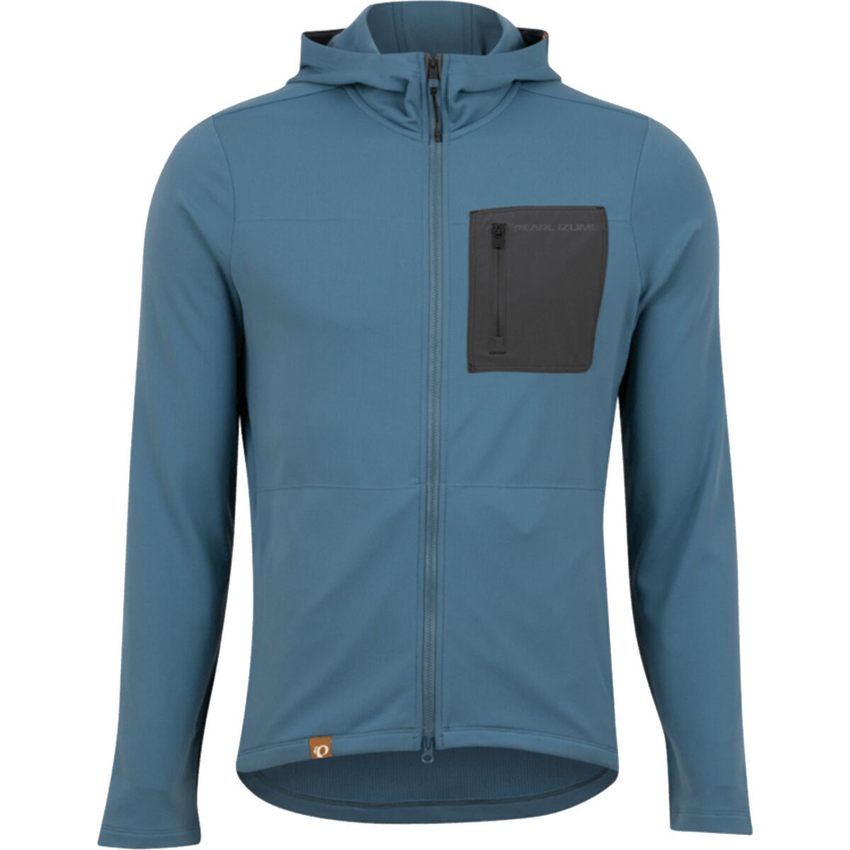 PEARL iZUMi Men's Summit Hooded Thermal Jersey in Phantom - Size: Large