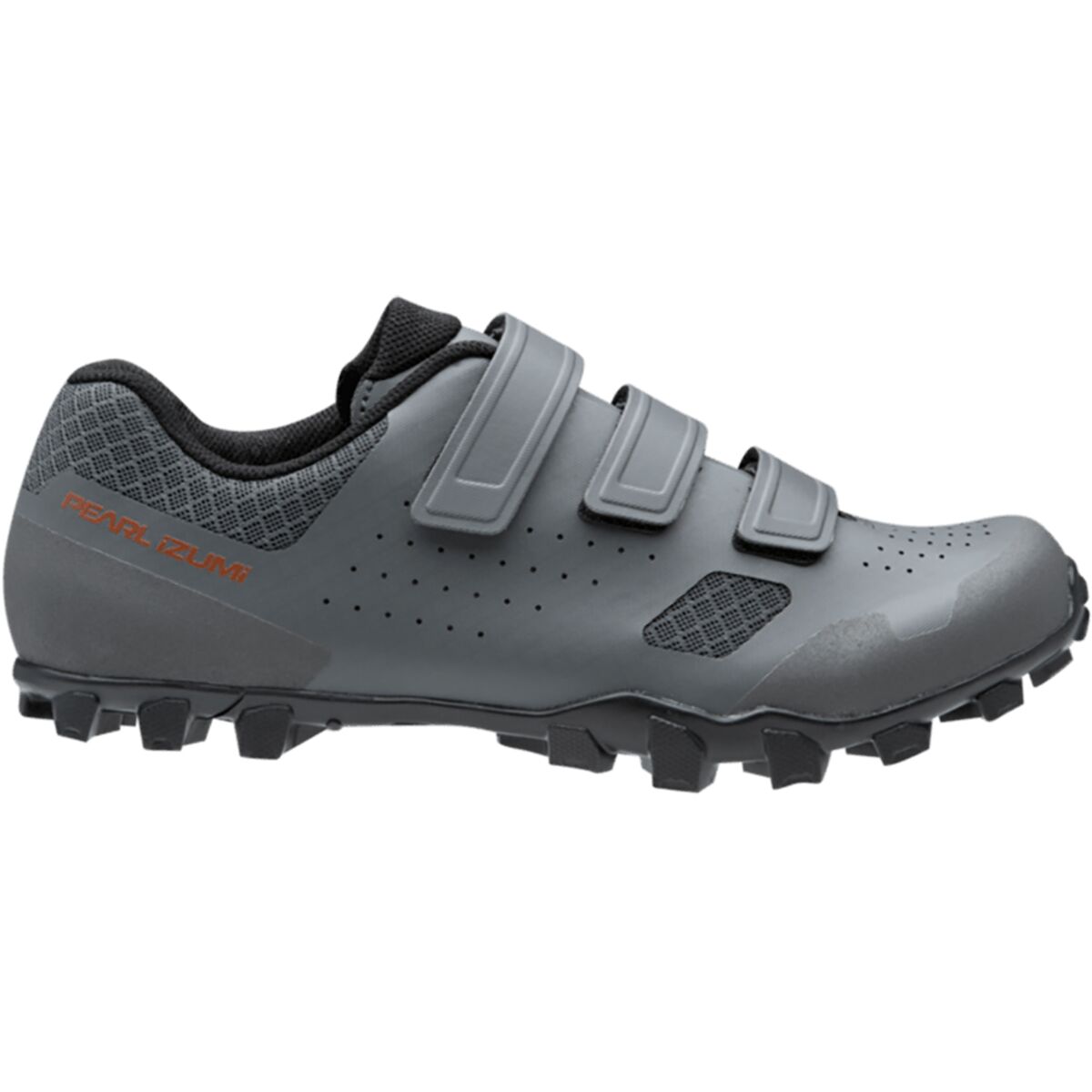PEARL iZUMi Men's Summit Mountain Bike Shoe in Smoke Grey / Phantom - Size: 46