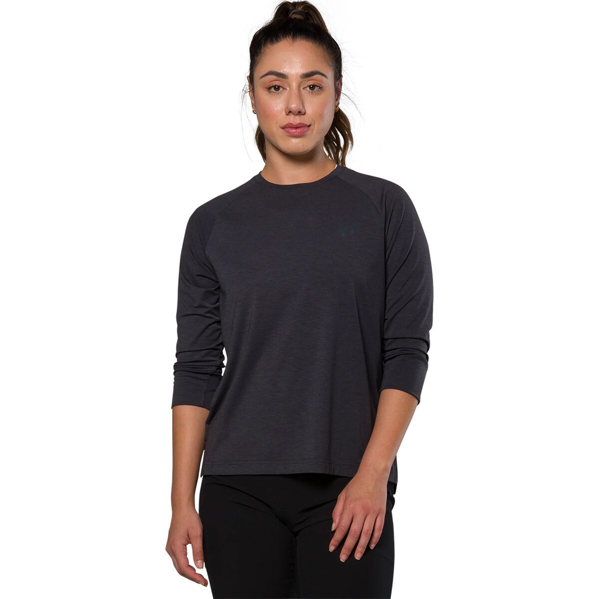 PEARL iZUMi Women's Canyon Merino 3/4 Jersey in Phantom - Size: XS