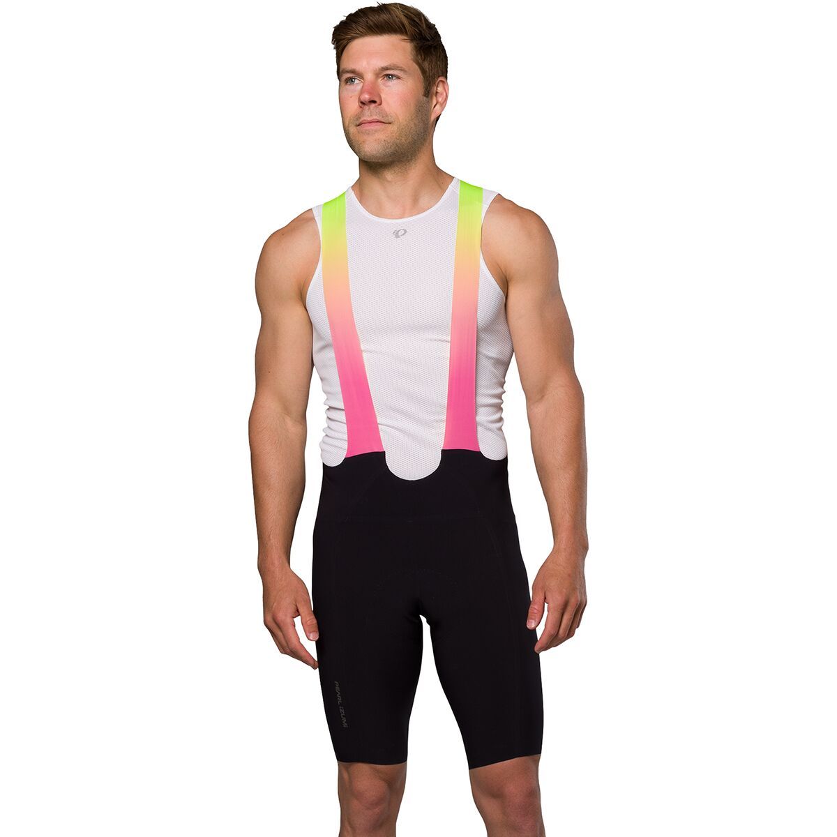 PEARL iZUMi Men's Pro Air Bib Short in Black Gradient - Size: Large