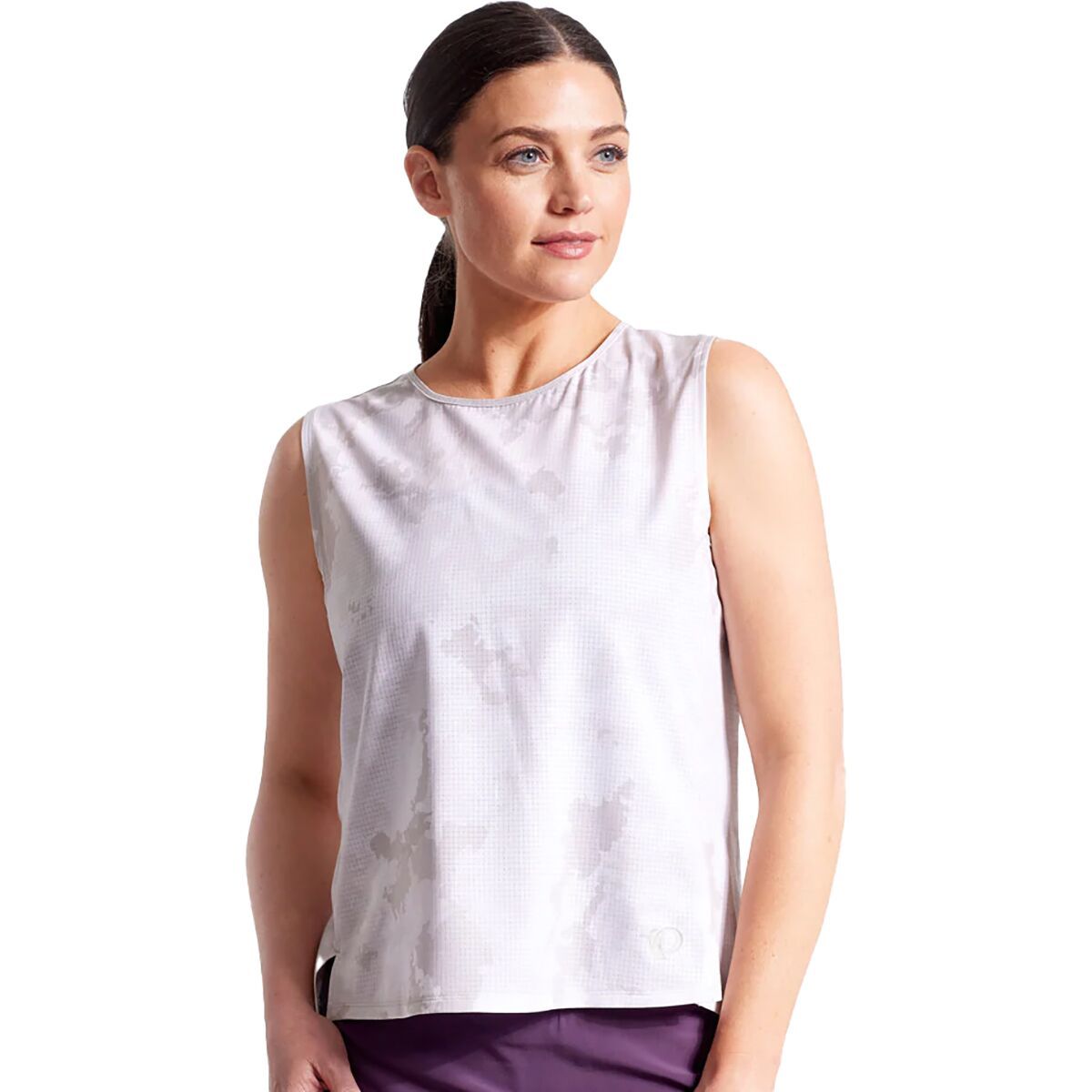 PEARL iZUMi Women's Prospect Tech Tank in Cool Grey Fountain - Size: Small