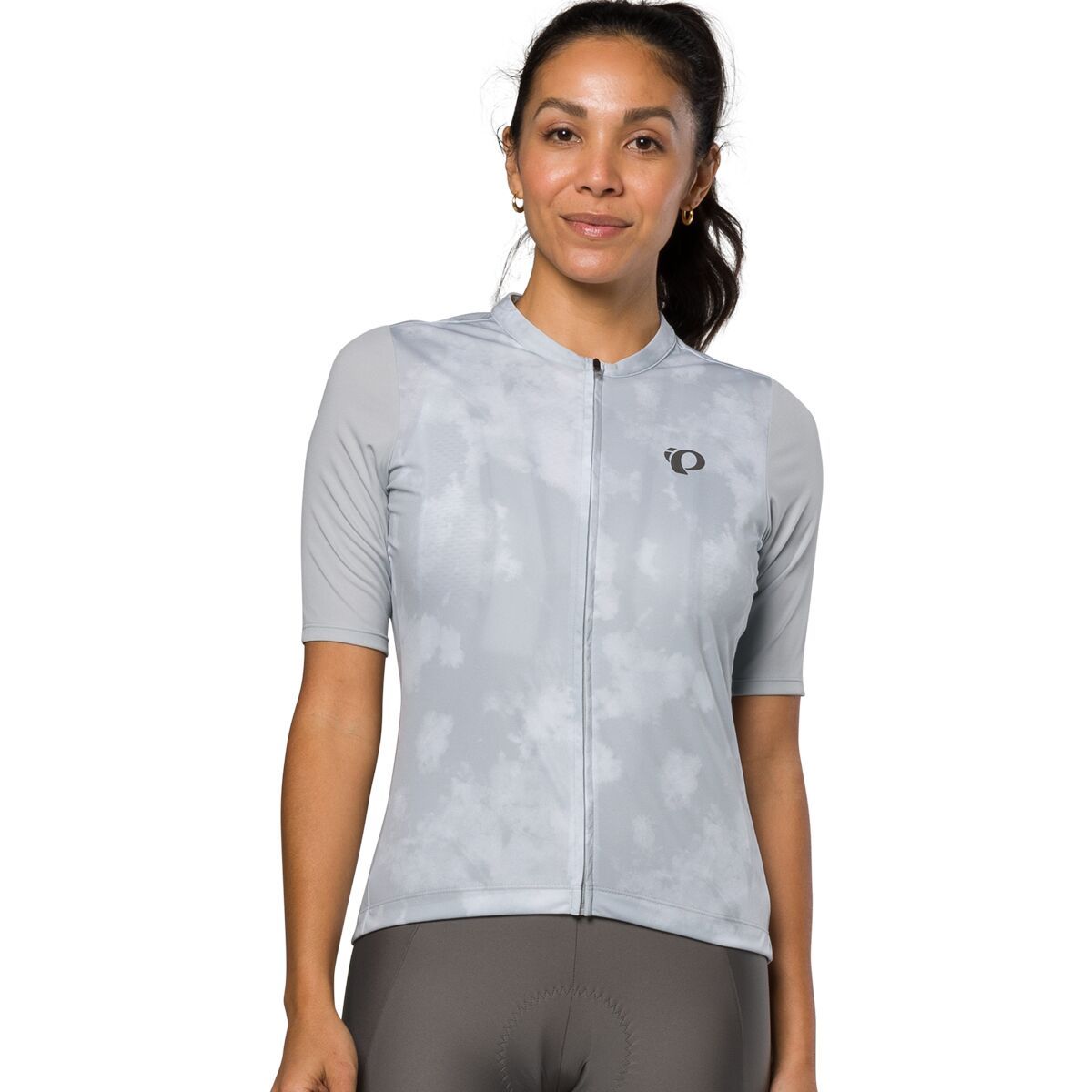 PEARL iZUMi Women's Attack Short-Sleeve Jersey in Twilight Tropical - Size: Small