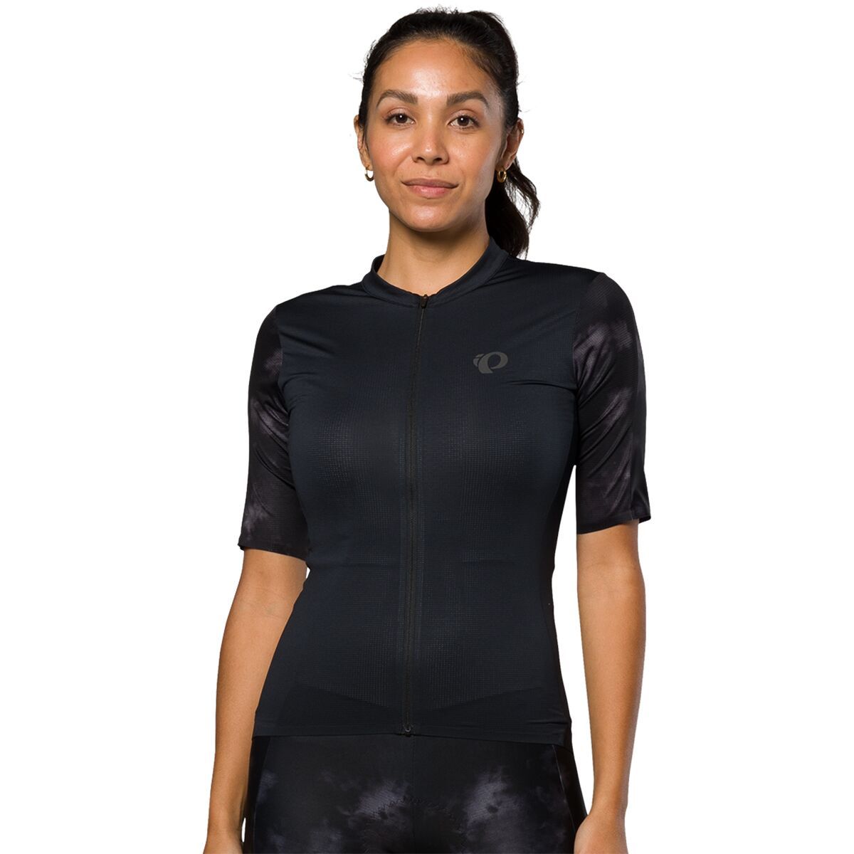 PEARL iZUMi Women's Pro Short-Sleeve Jersey in Black Spectral - Size: Medium