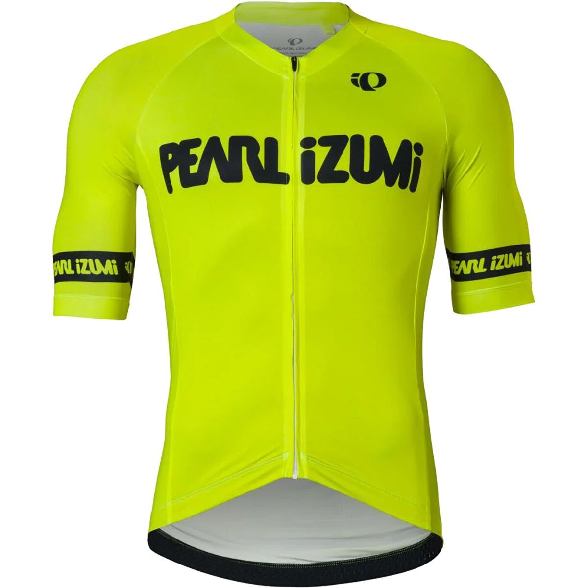 PEARL iZUMi Men's Attack Air Short-Sleeve Special Edition Jersey in Screaming Yellow Bioviz Remix - Size: Small