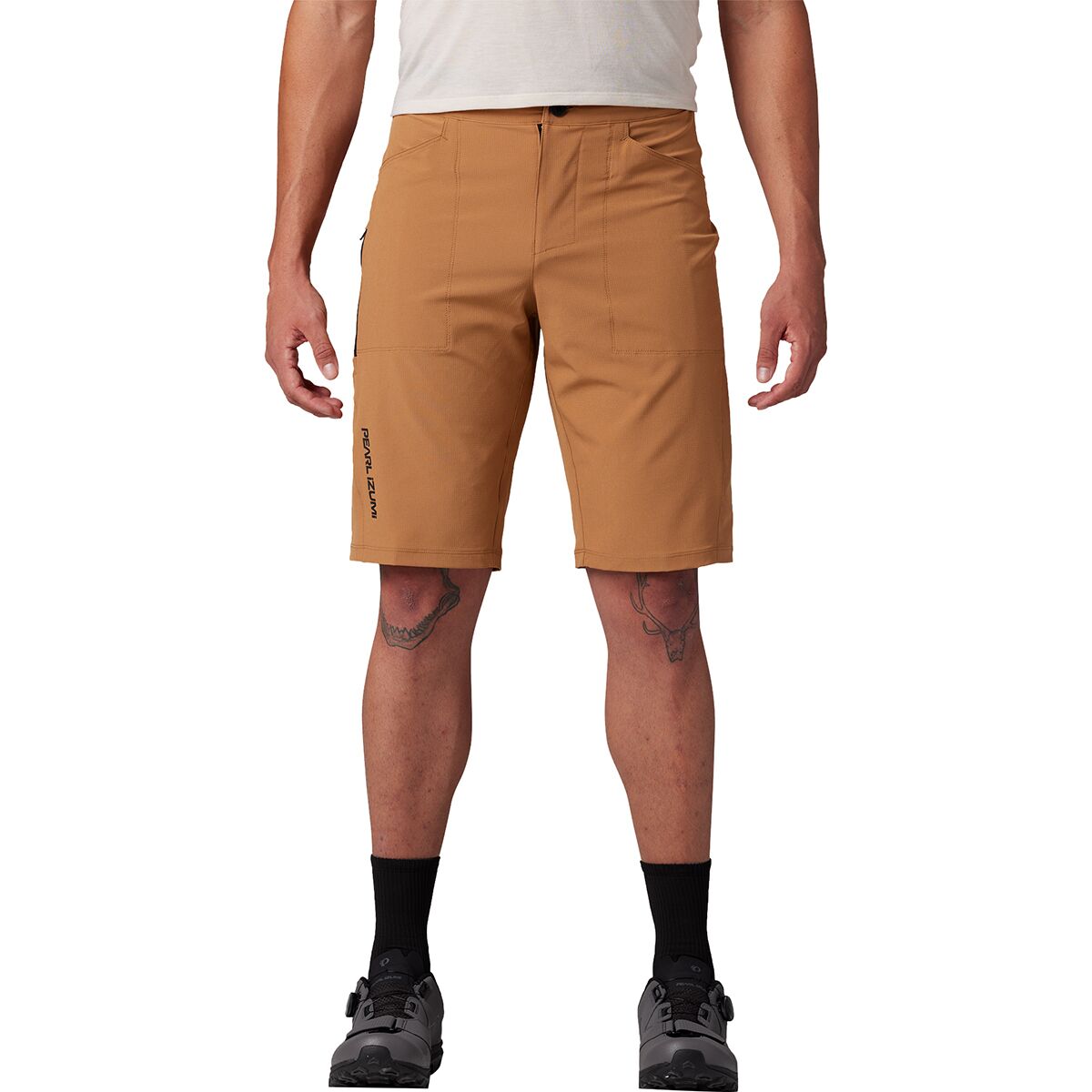 PEARL iZUMi PEARL iZUMi Men's Canyon Short With Liner in Chipmunk - Size: 38 - $55.00 at Steep and Cheap