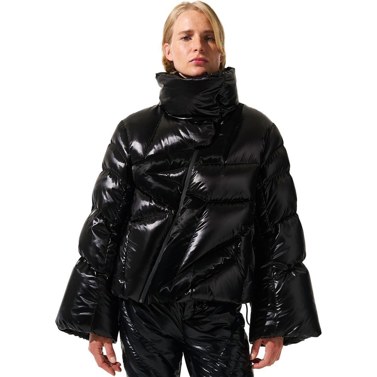 Perfect Moment Women's Ariel Ski Bomber in Jet Black - Size: XL