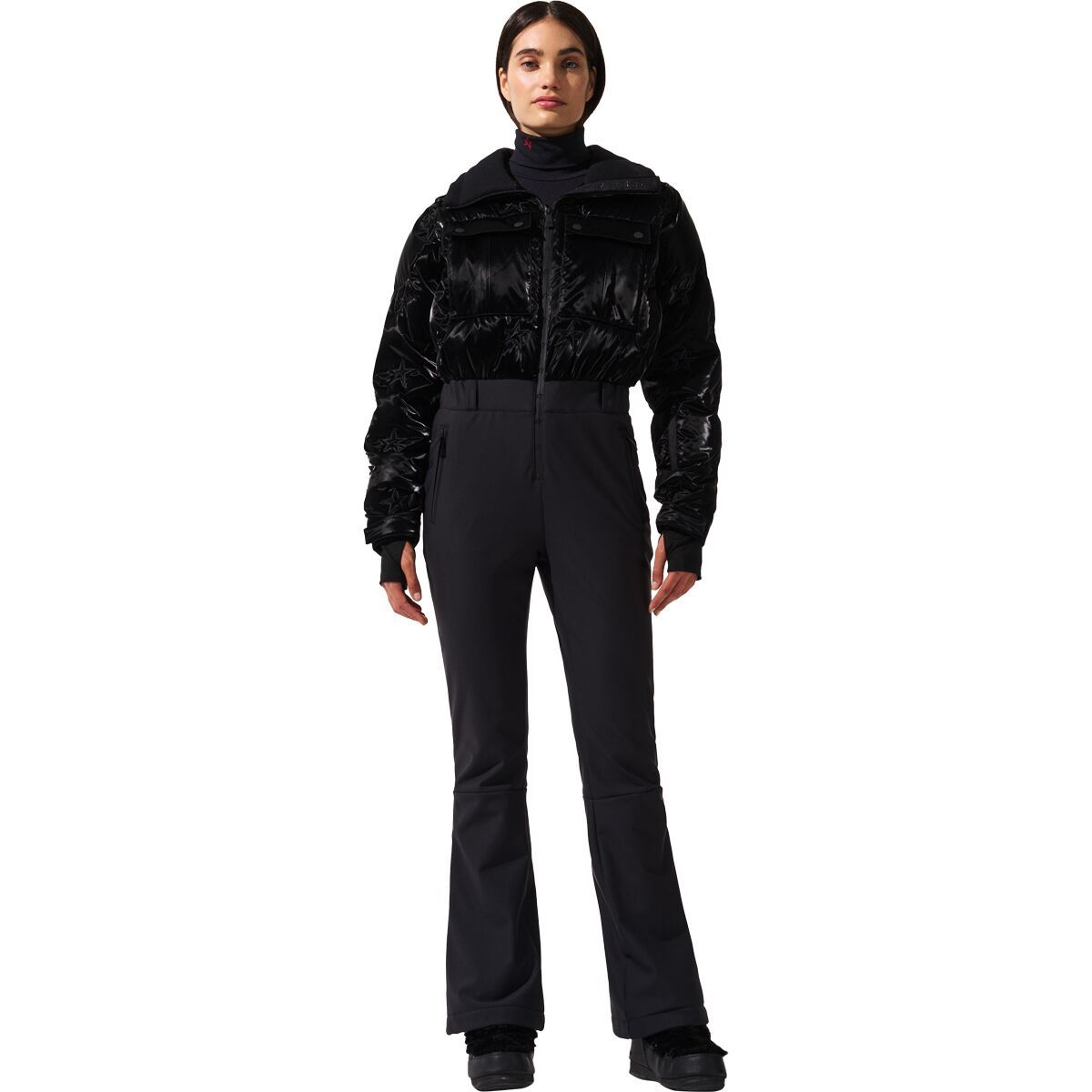 Perfect Moment Women's Helen Ski Suit in Jet Black - Size: Large