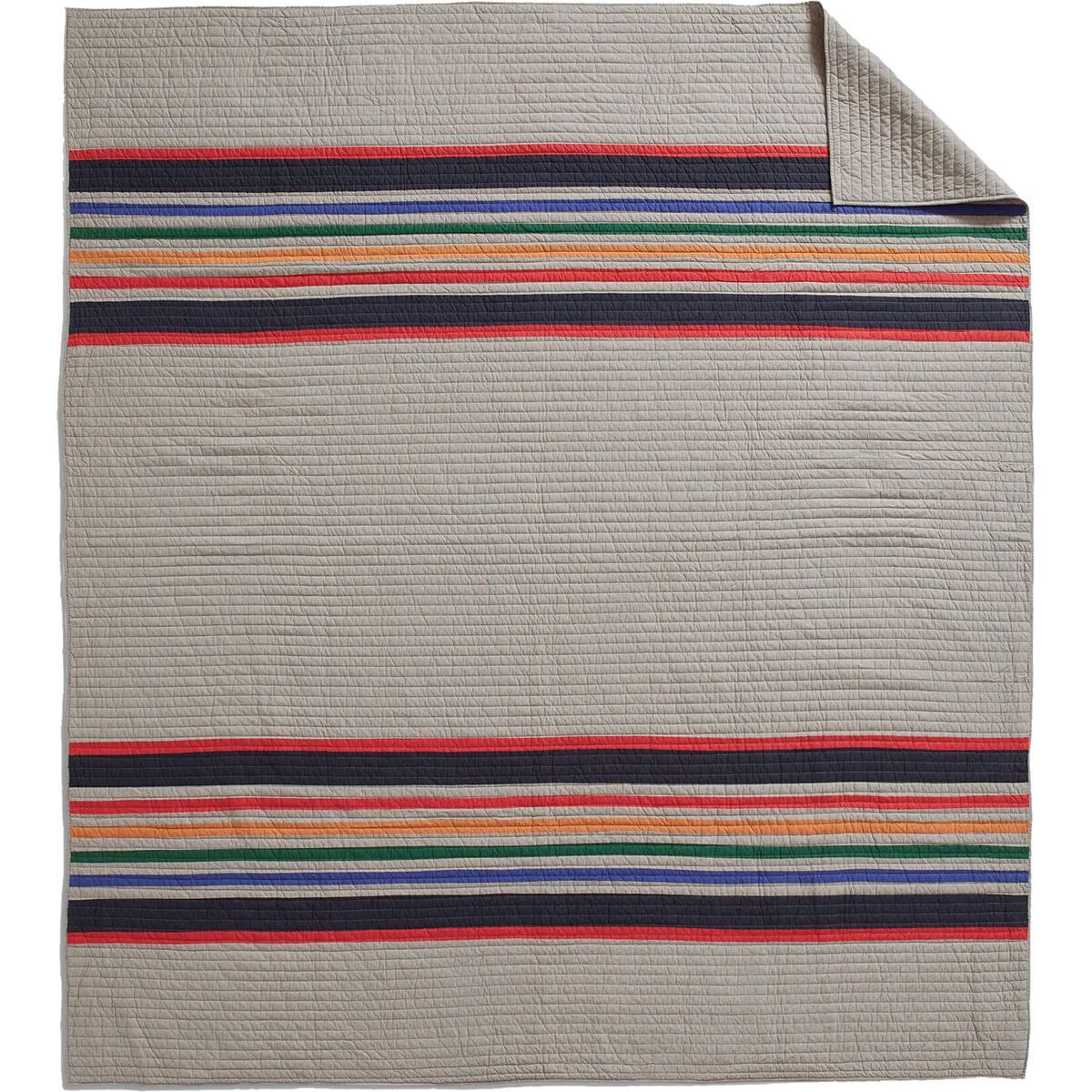 Pendleton Cotton Queen Quilt + 2 Standard Shams in Fawn