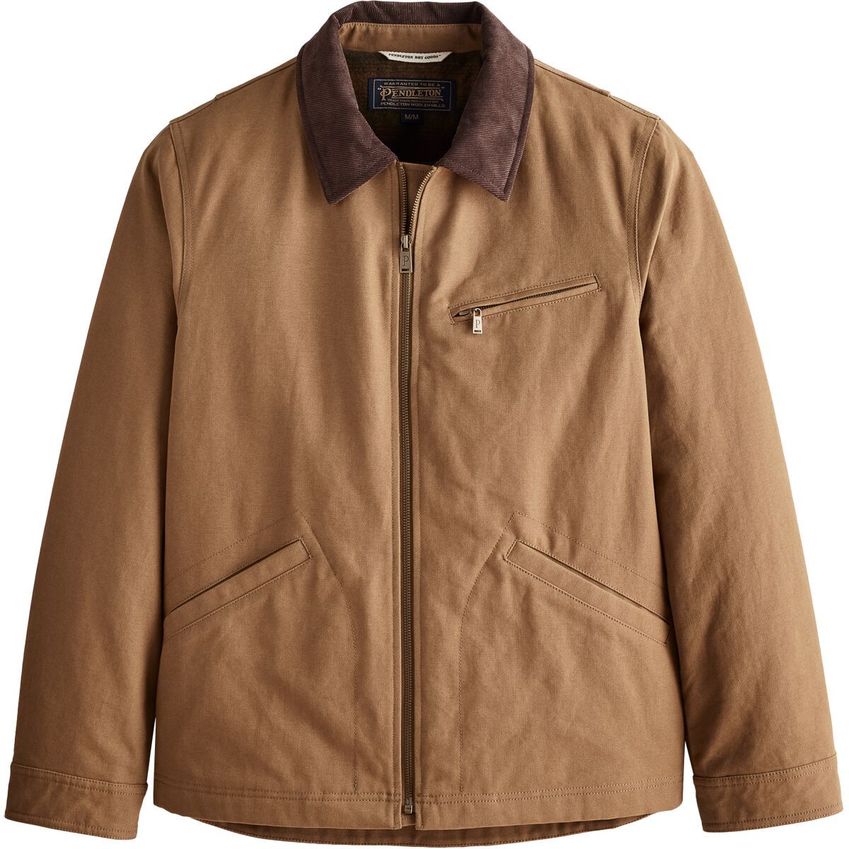Pendleton Men's Tahoma Canvas Trucker Jacket in Ash - Size: XL