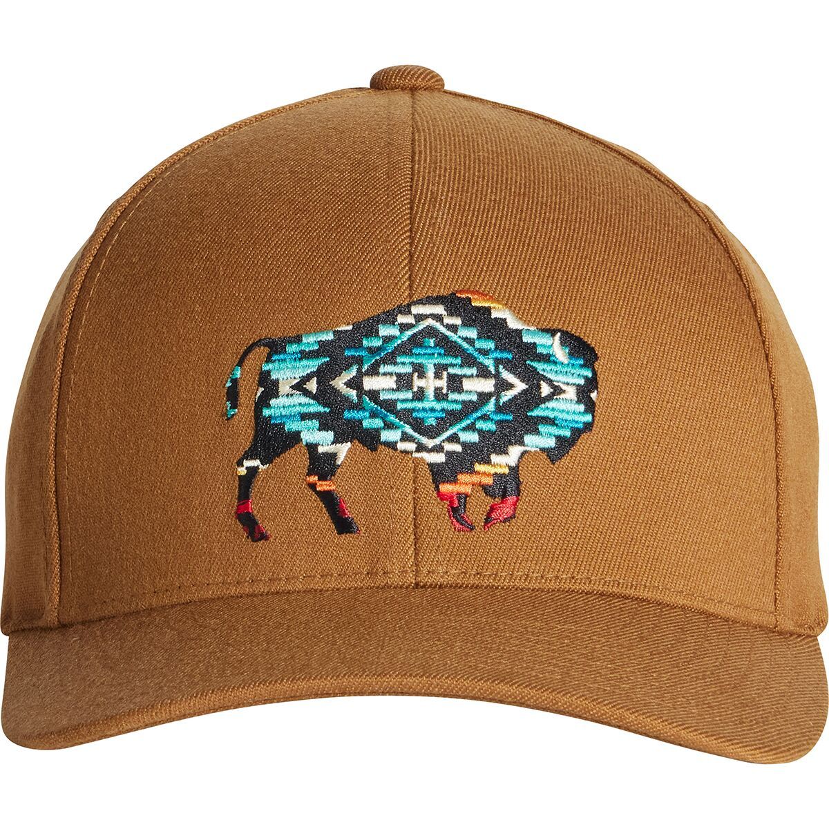 Pendleton Bison Embroidered Hat in Taupe