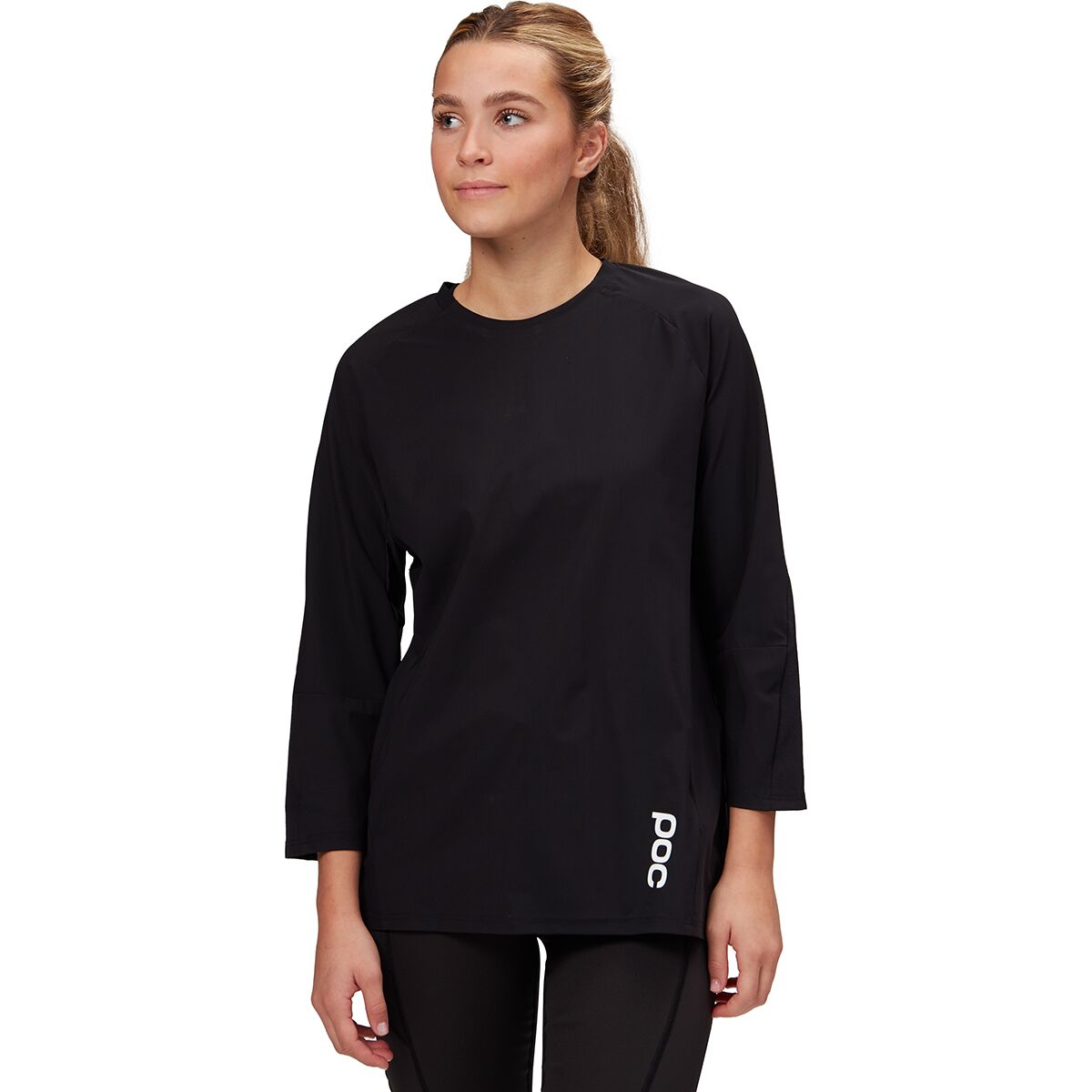 POC Women's Resistance 3/4 Jersey in Uranium Black - Size: Medium