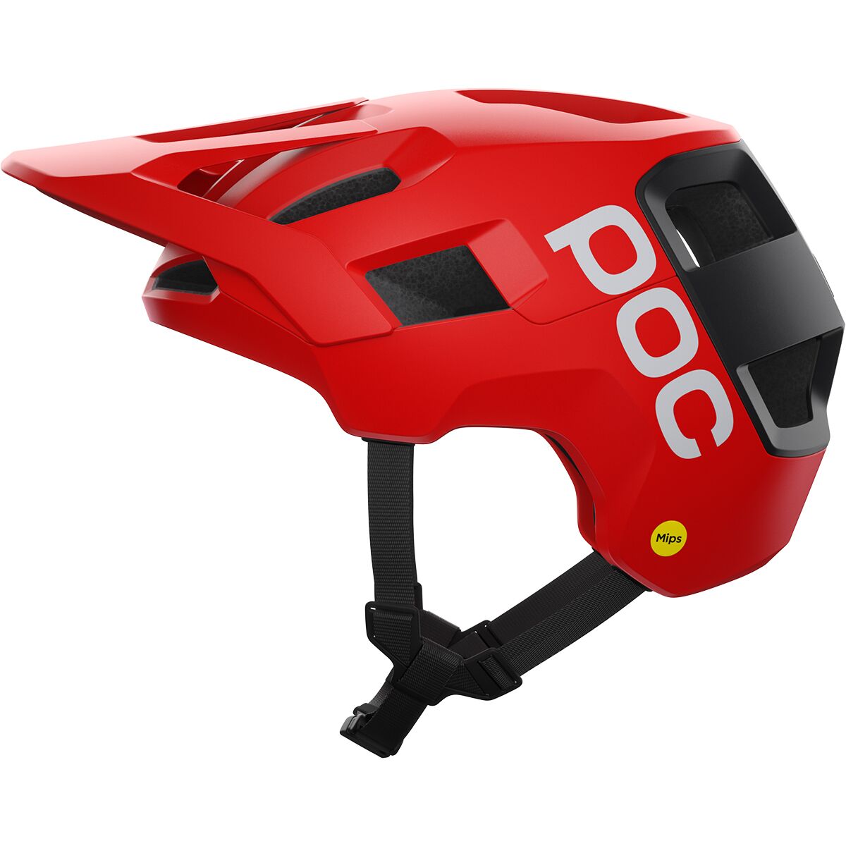 POC POC Kortal Race Mips Helmet in Prismane Red Matt / Uranium Black Matt - Size: 55-58cm - $180.00 at Steep and Cheap