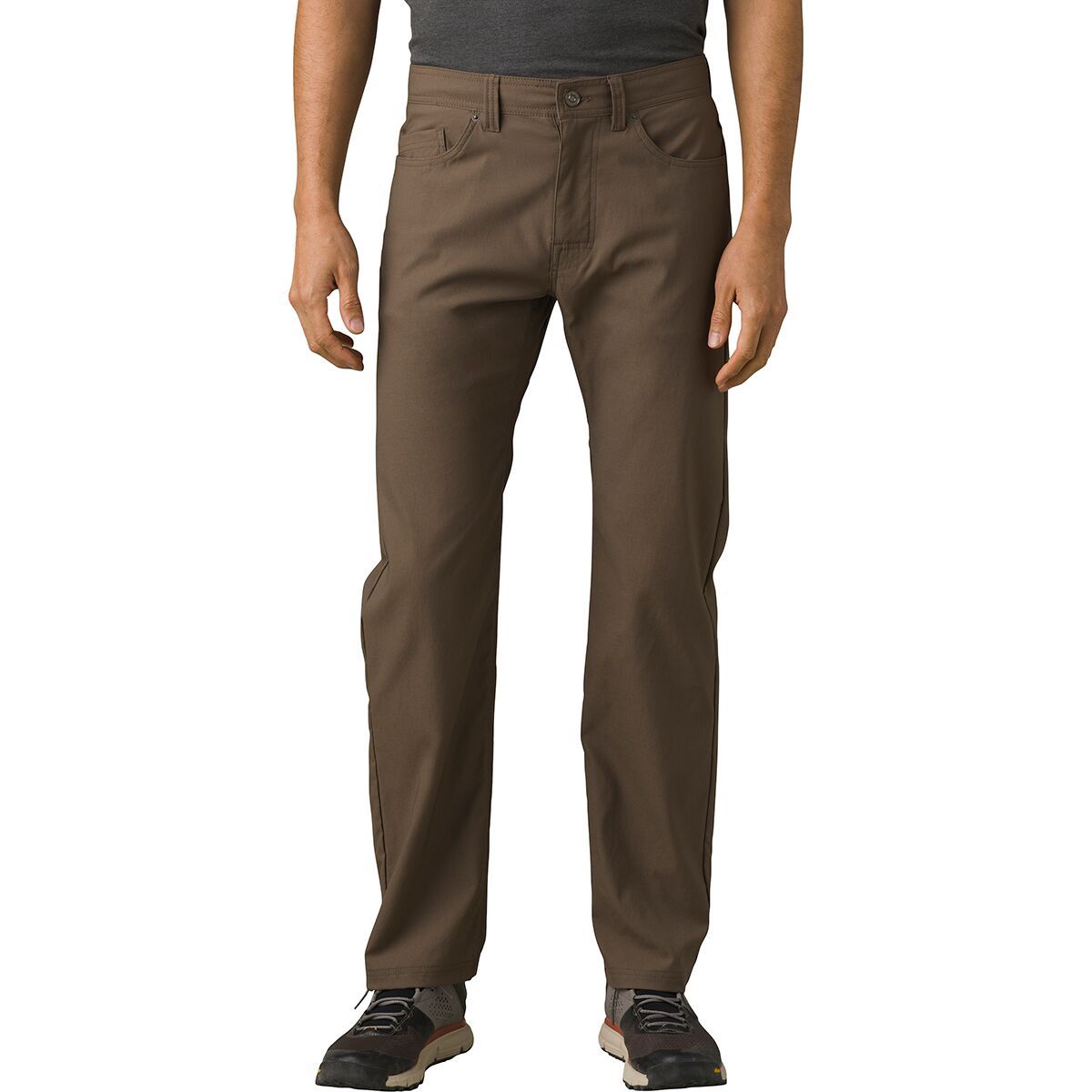 prAna Men's Brion Slim Pant II in Black - Size: 38x32