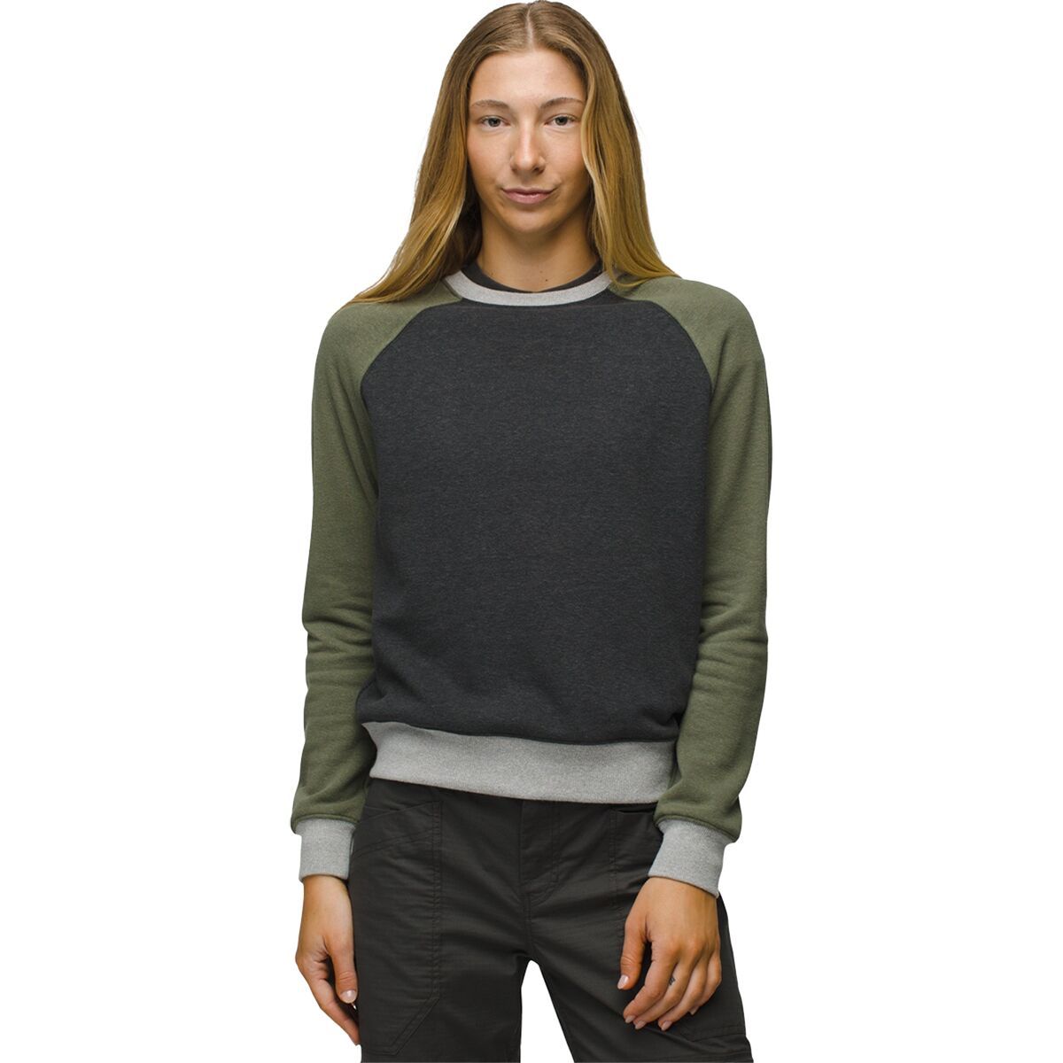 prAna Women's Cozy Up Sweatshirt in Heather Grey - Size: Large