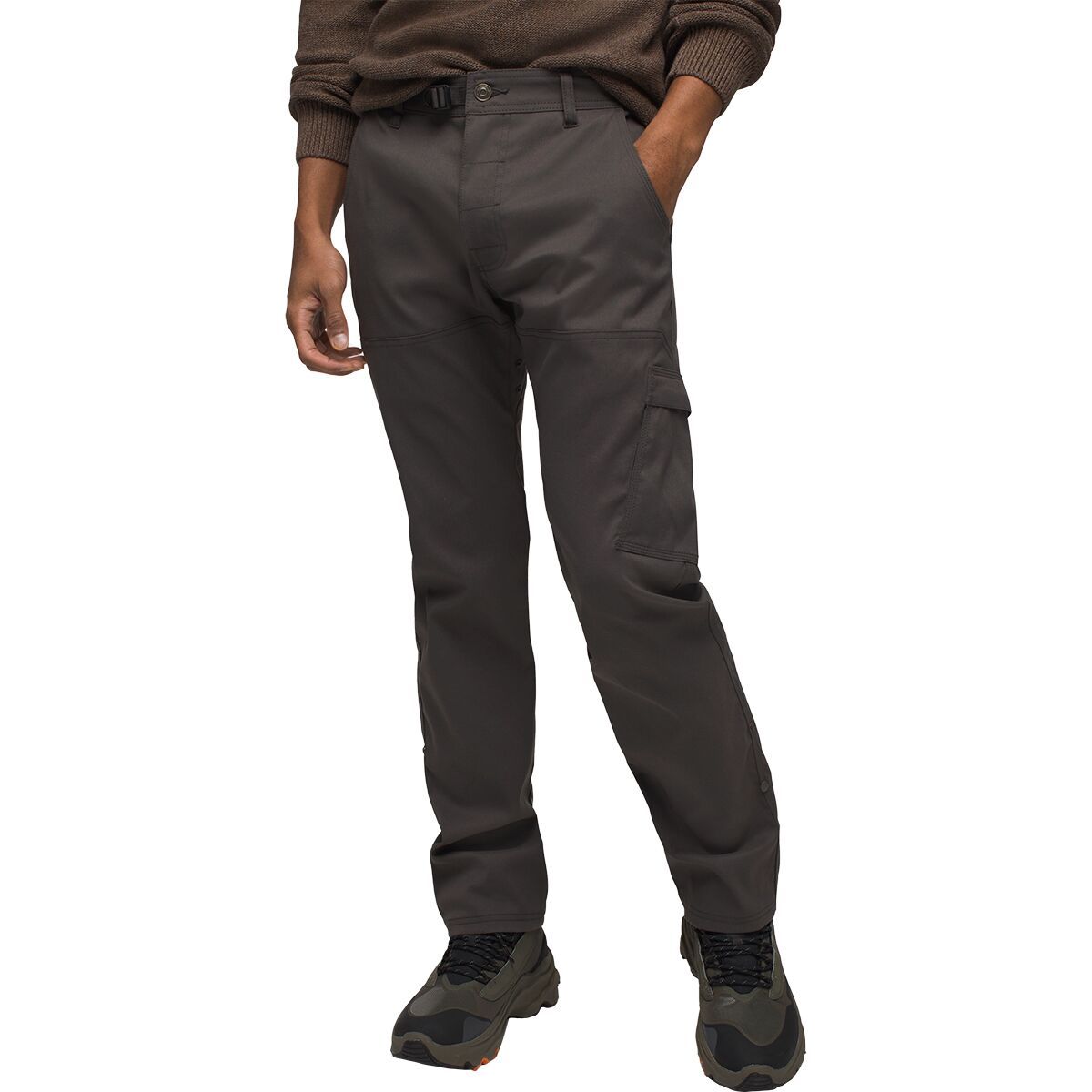 prAna Men's Stretch Zion Slim Straight Pant in Retro Olive - Size: 33x34