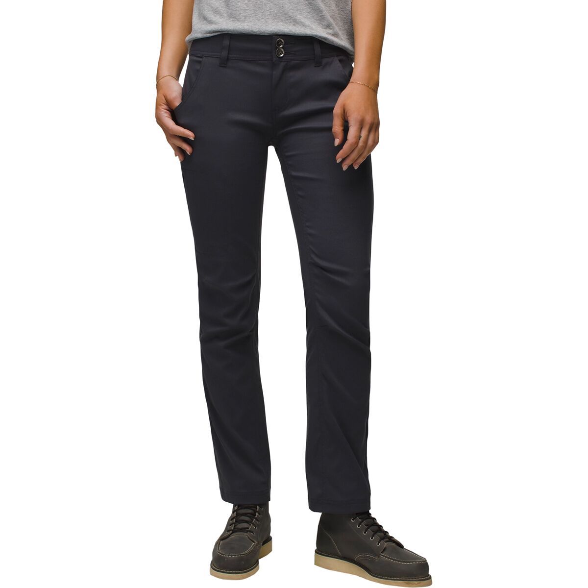 prAna Women's Halle Straight Pant in Coal - Size: 6/Regular