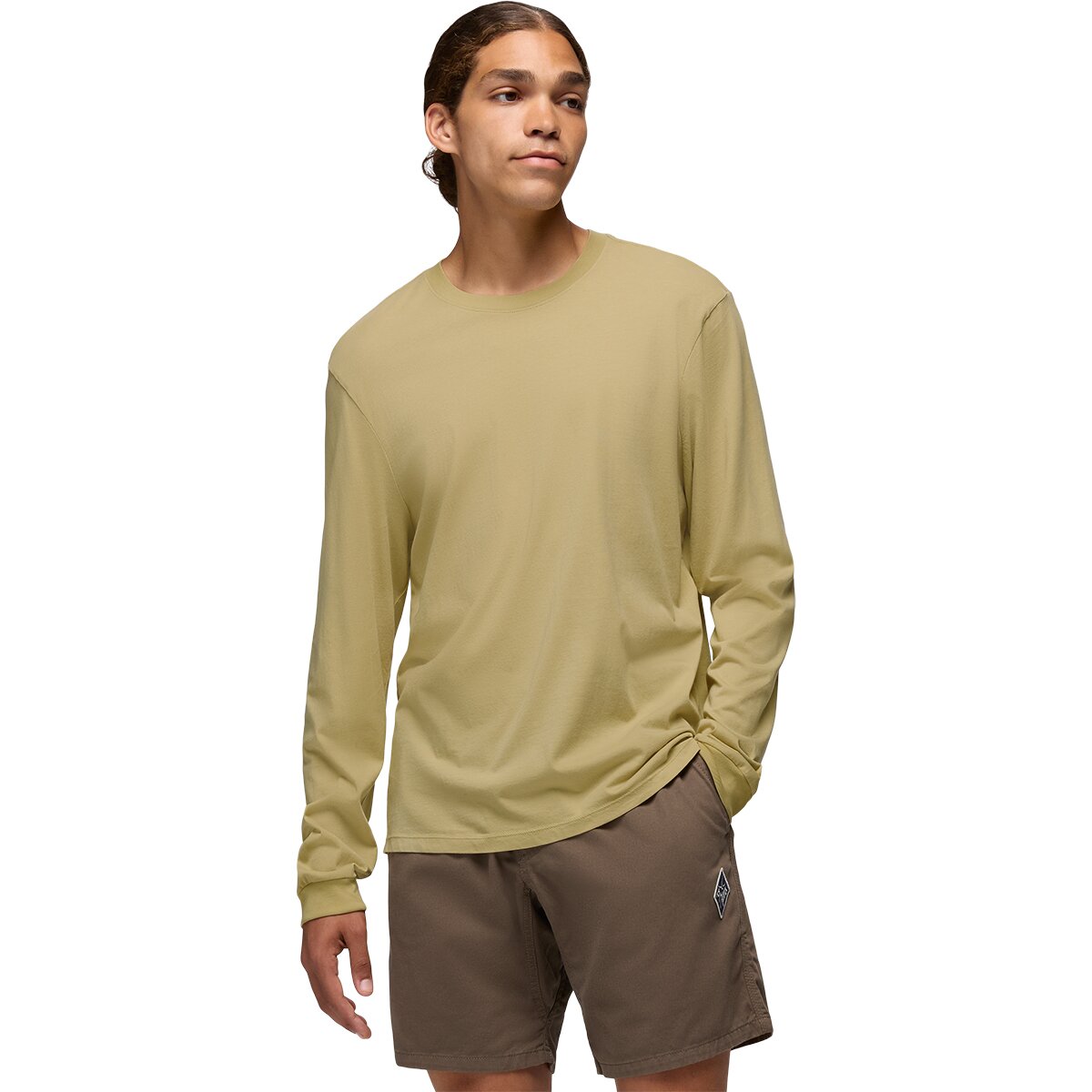 prAna Men's Everyday Long-Sleeve T-Shirt in Jackfruit - Size: XL