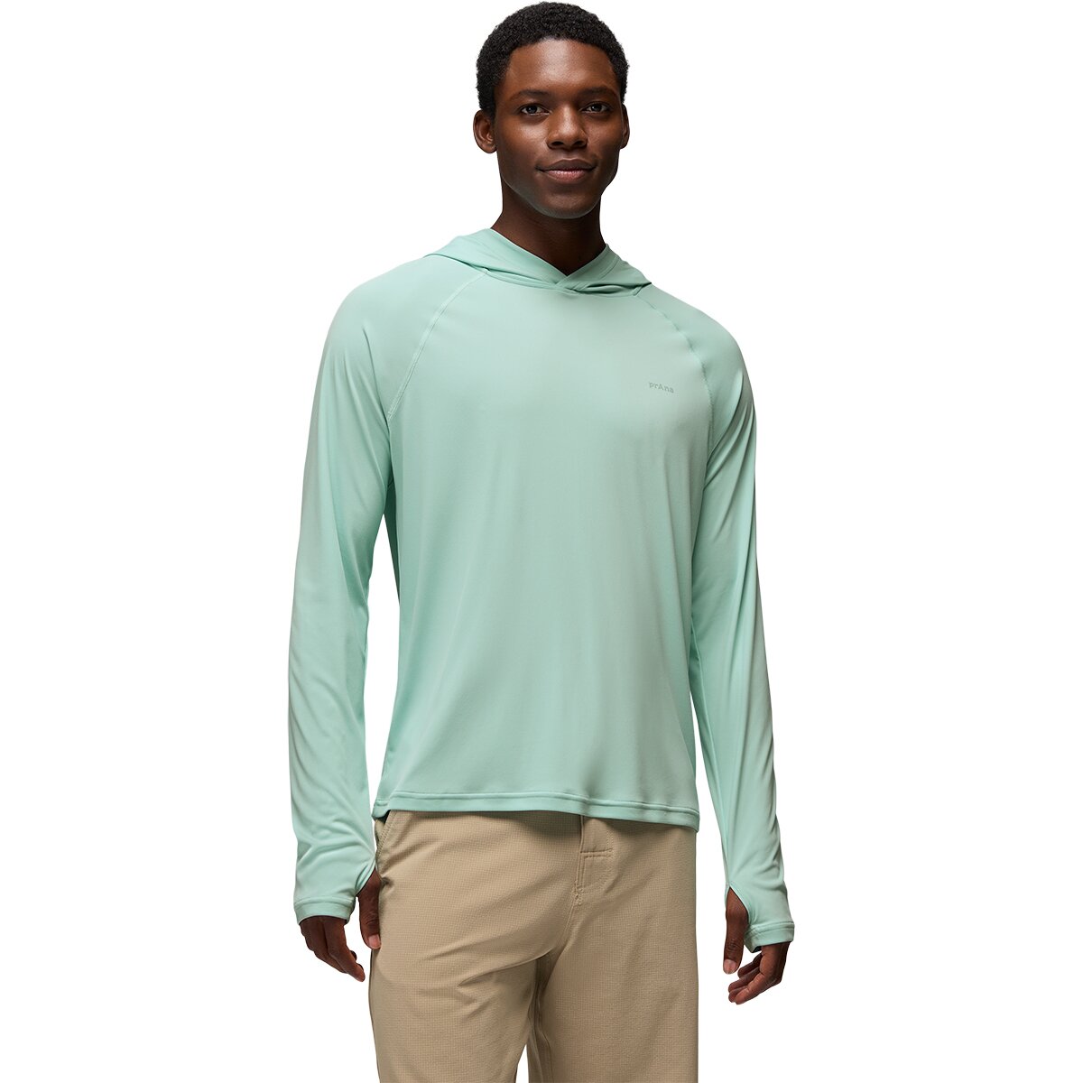 prAna prAna Men's Sol Shade Hoodie in Sea Glass - Size: Large - $50.70 at Steep and Cheap