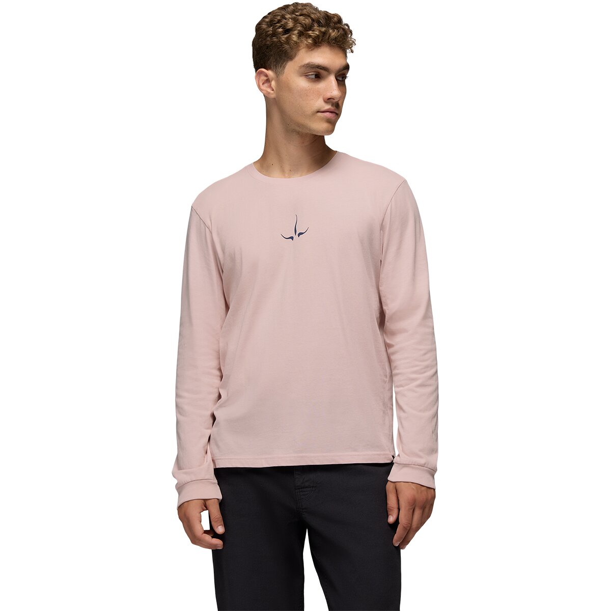 prAna Men's Heritage Graphic Long-Sleeve T-Shirt in Hush Logo - Size: Large