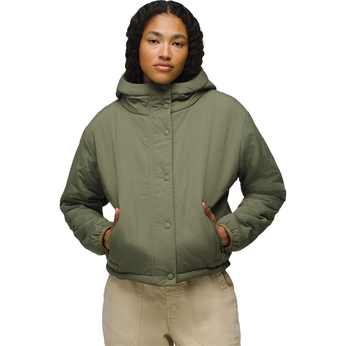 prAna prAna Women's Encinitas Jacket in Rye Green - Size: XL - $116.97 at Steep and Cheap