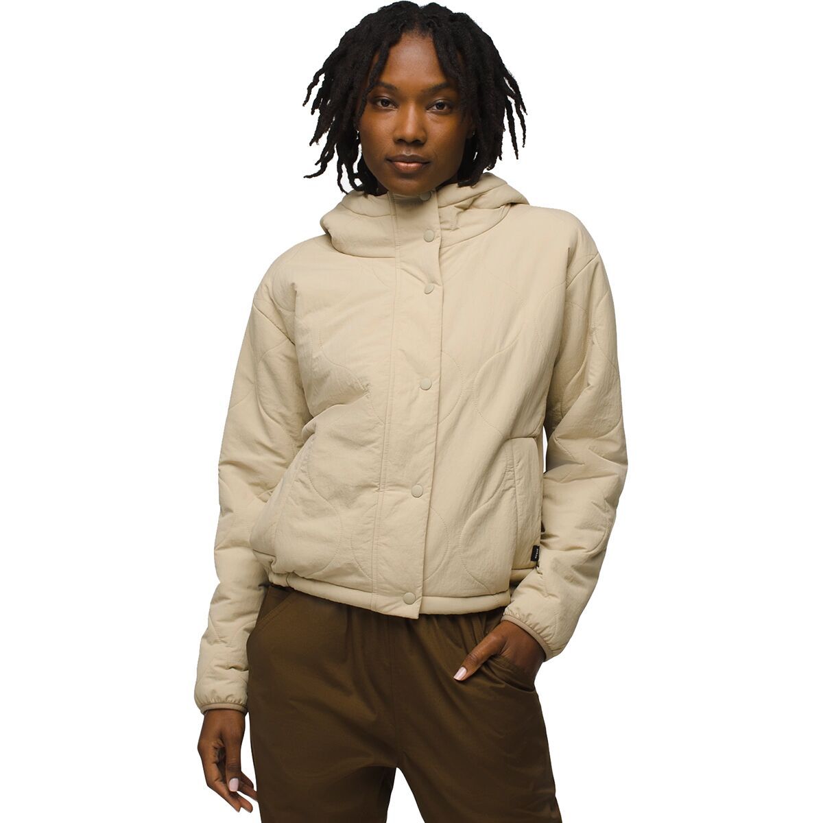 prAna Women's Encinitas Jacket in Rye Green - Size: Large