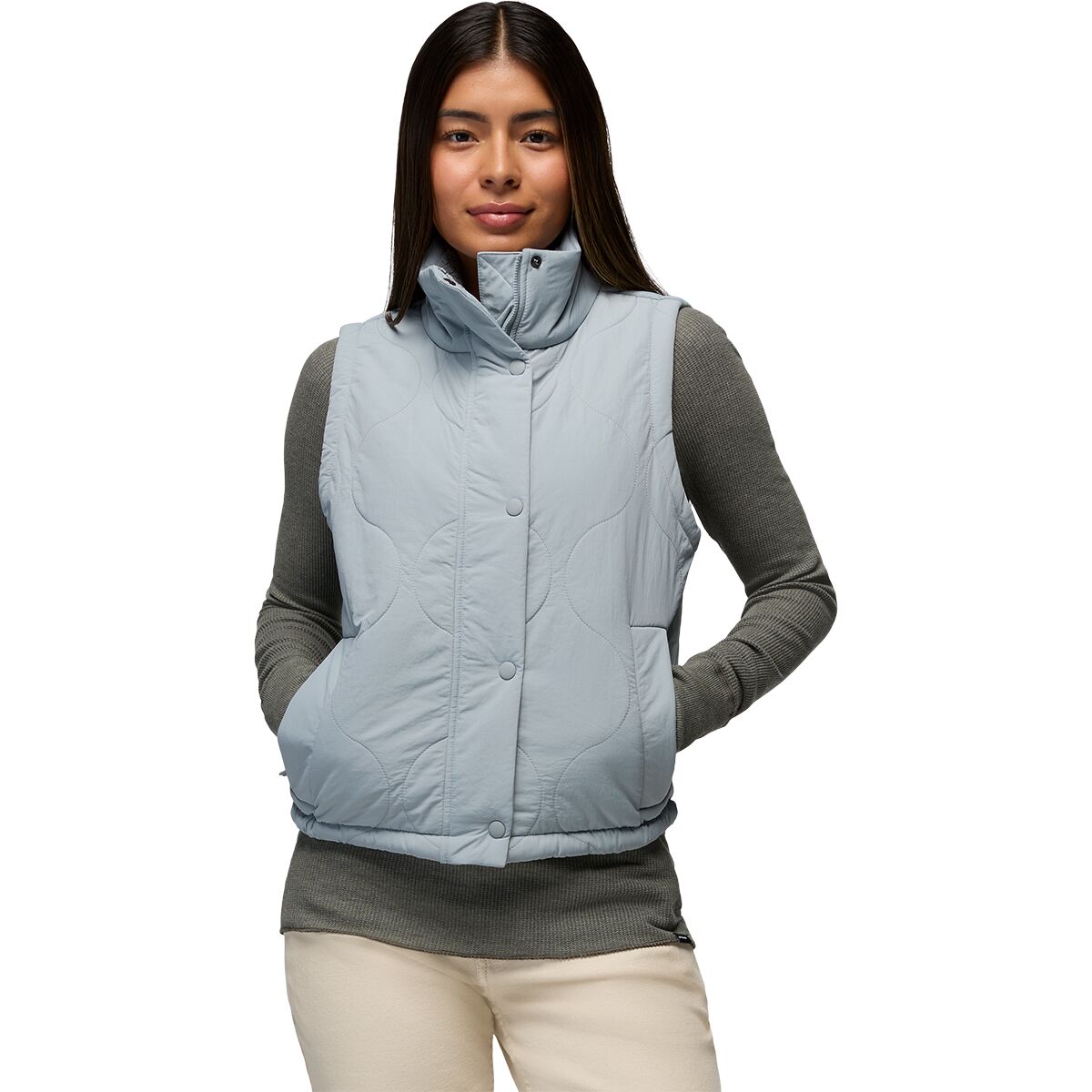 prAna Women's Encinitas Vest in Quarry - Size: Large