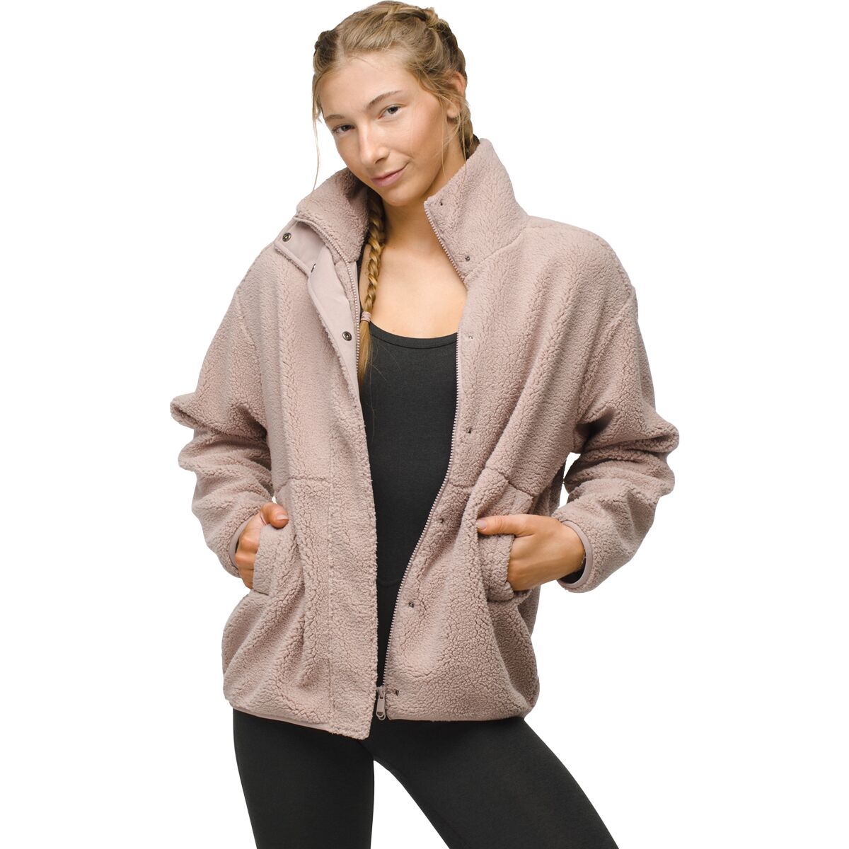 prAna Women's Flurry Fleece Jacket in Canvas - Size: Small