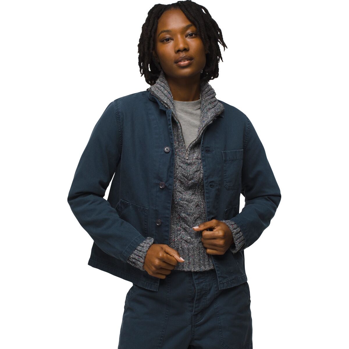 prAna Women's Melrose Jacket in Rye Green - Size: Small