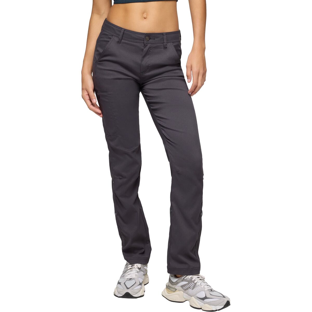 prAna Women's Stretch Zion Mid-Rise Pant in Shadow - Size: 4/Regular