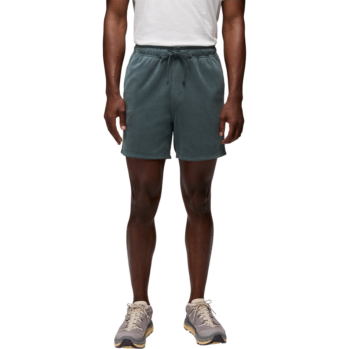 prAna Men's Deja View 6in Short in Grey Blue - Size: XL