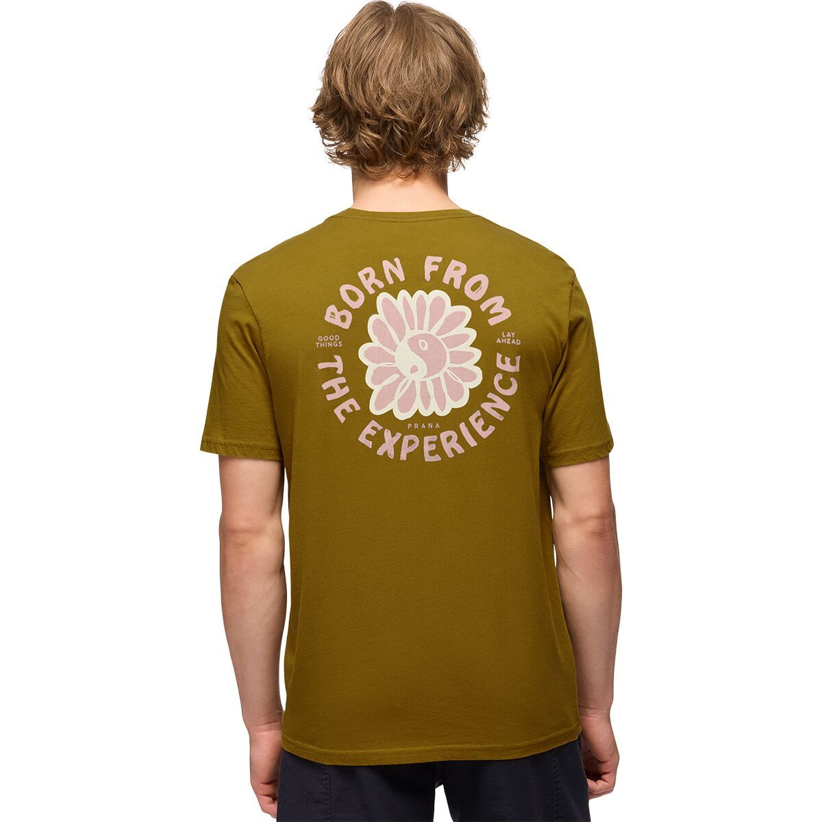 prAna Men's Outdoor Optimist T-Shirt in Retro Olive - Size: XXL