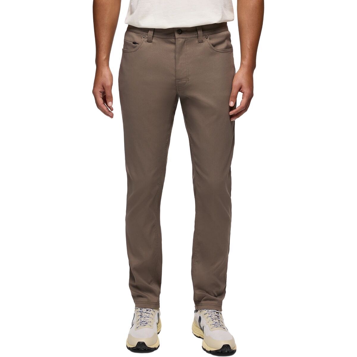 prAna Men's Stretch Zion 5 Pocket Pant in Thundercloud - Size: 35x32
