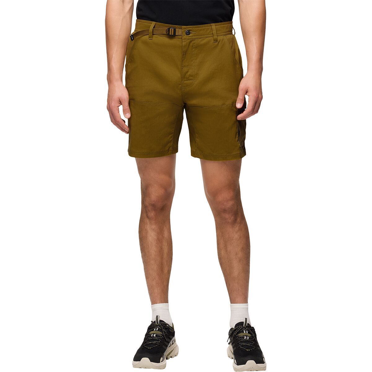 prAna Men's Stretch Zion 8in Short in Retro Olive - Size: 38